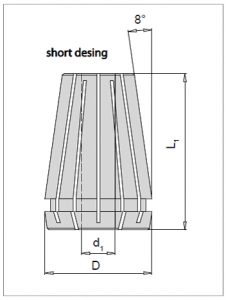 Precision  collet  9,5MM  ER32 (470E)  3/8  