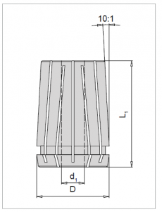 High Precision collet 32,9/9-9,5 462E - 6µ